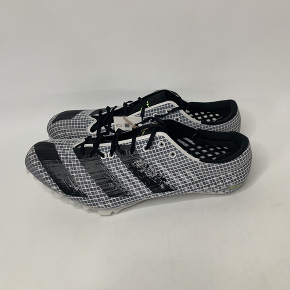 Adidas Mens Adizero Finesse Track Spikes Black White Sprint FY0335 Size 12 main image 6